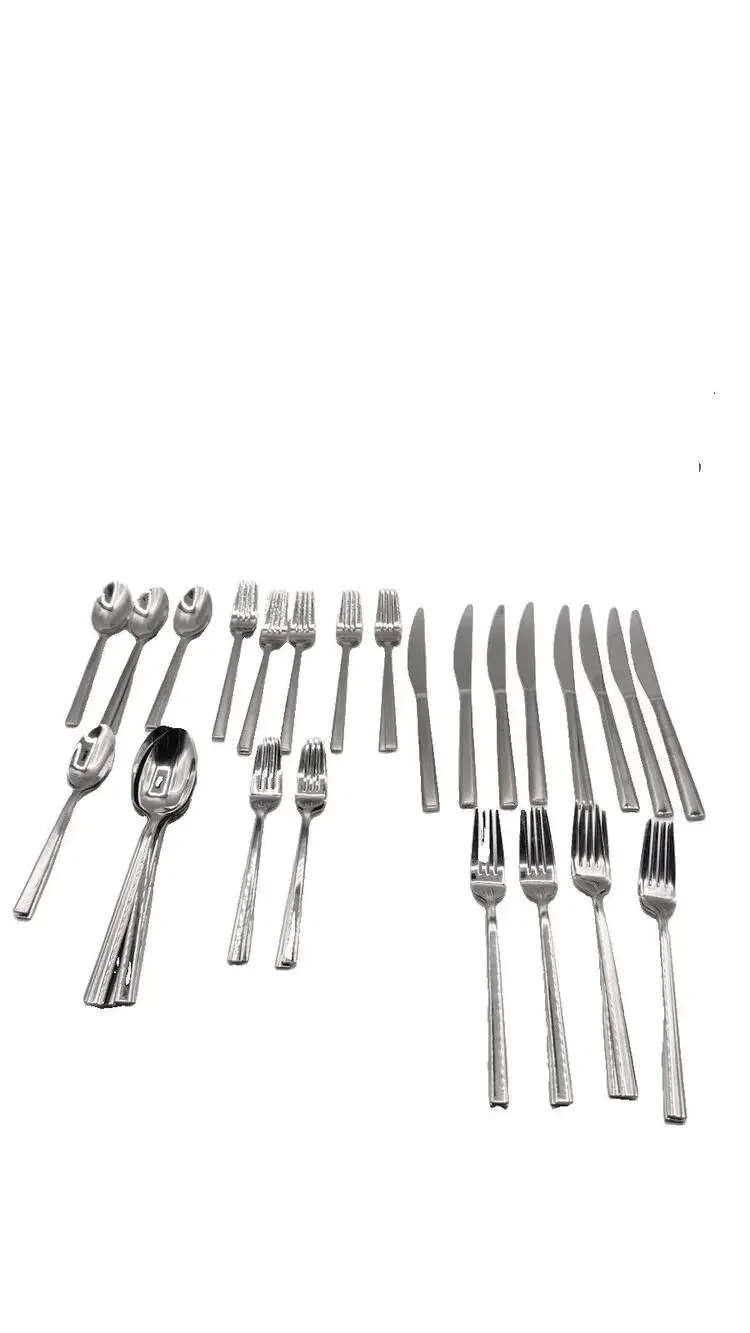 Brandani Flatware 55 Piece Italy Quality Stainless Steel Set Fork Knife Spoon